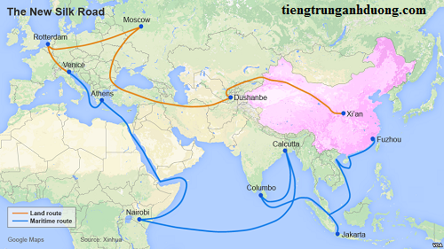 Lịch sử về con đường tơ lụa Trung Quốc 1