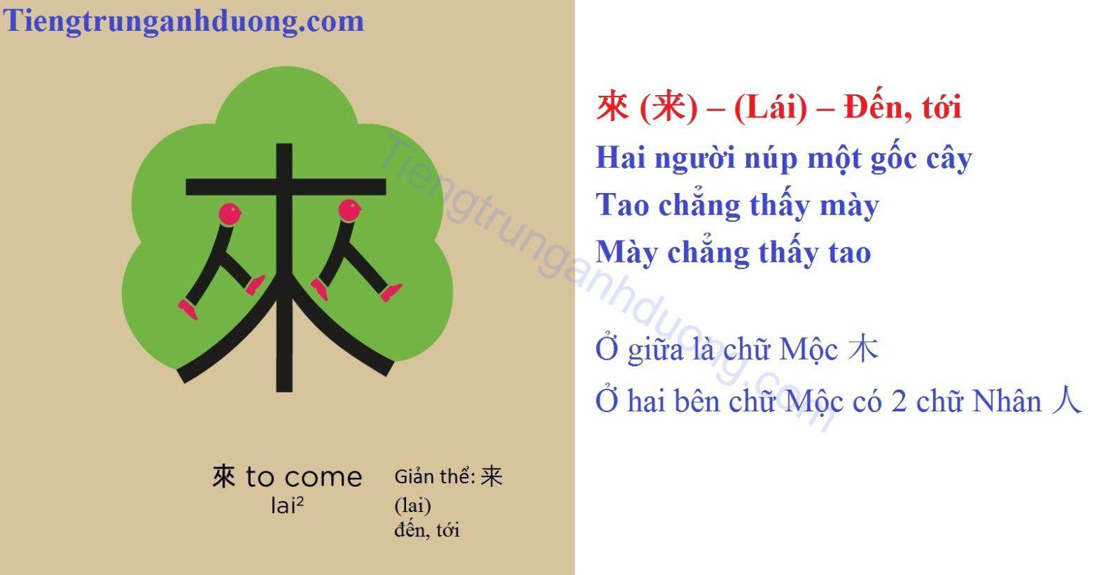 Học chữ Hán qua thơ 3