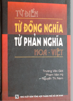 Từ điển đồng nghĩa phản nghĩa Hoa Việt