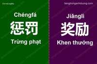 101 cặp từ tiếng Trung song âm tiết trái nghĩa (phần 3)