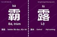 Các cặp chữ Hán dễ nhầm lẫn (phần 2)