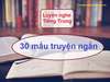 Luyện nghe tiếng Trung qua những mẩu truyện ngắn ý nghĩa