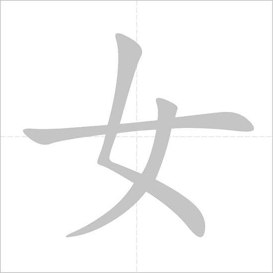 Bộ Nữ trong tiếng Trung