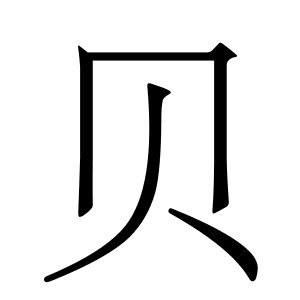 Bộ Bối trong tiếng Trung
