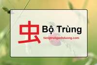 Học 214 bộ thủ tiếng Trung Quốc: Bộ Trùng Học 214 bộ thủ tiếng Trung Quốc: Bộ Trùng
