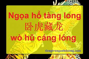 Tìm hiểu thành ngữ: Ngọa hổ tàng long 卧虎藏龙 wò hǔ cáng lóng Tìm hiểu thành ngữ: Ngọa hổ tàng long 卧虎藏龙 wò hǔ cáng lóng